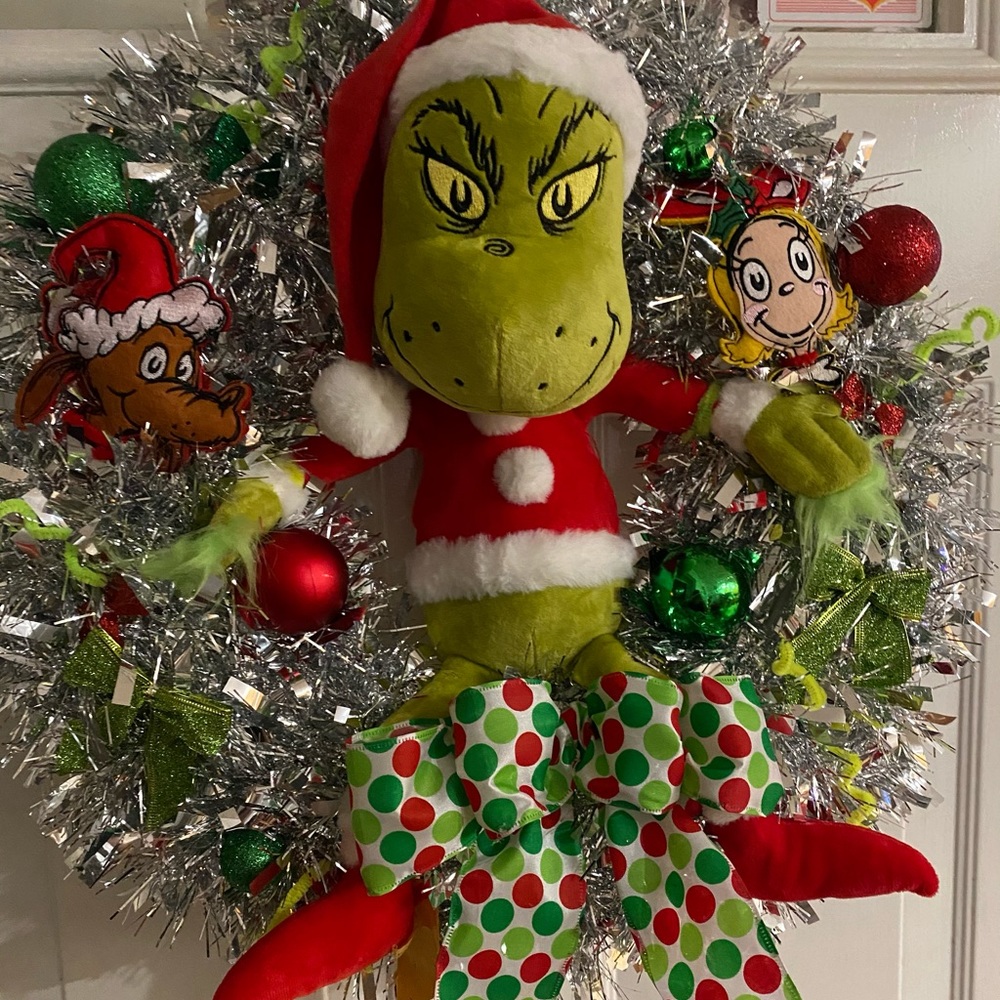 The Grinch wreath